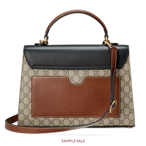 gucci supreme top handle bag saks embellisehd|gucci handbags.